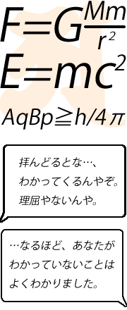 画像：拝んでわかるわけがない真理