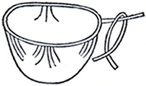 画像:漉水嚢(水漉)