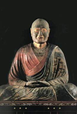 画像：鑑真坐像（唐招提寺蔵）