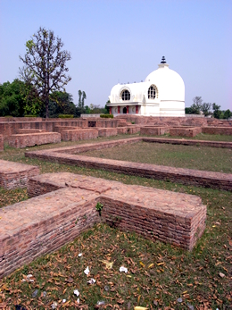 画像：クシナガラ、仏陀般涅槃の現在